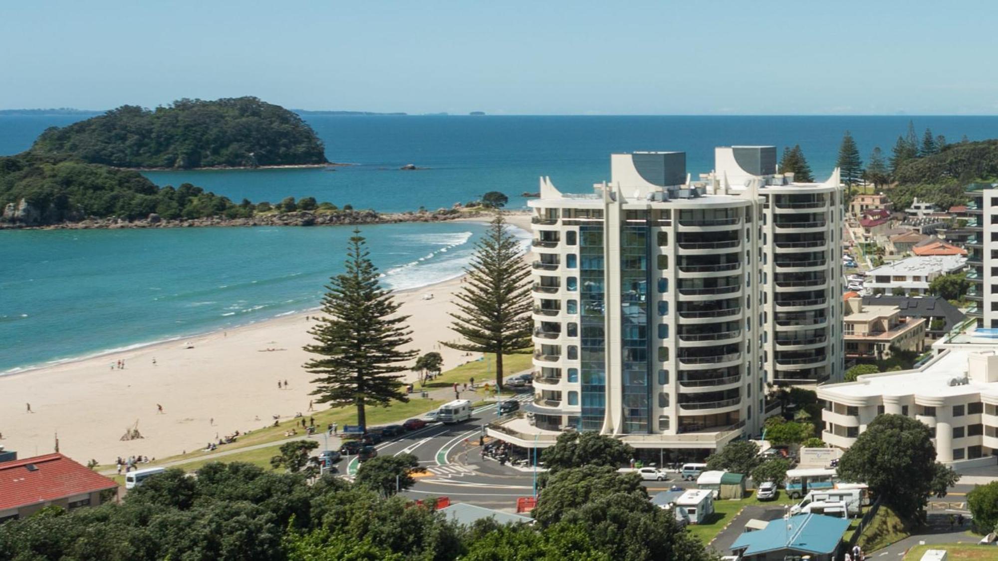 Ferienwohnung Oceanside Marine Pde Magic Mount Maunganui Exterior foto