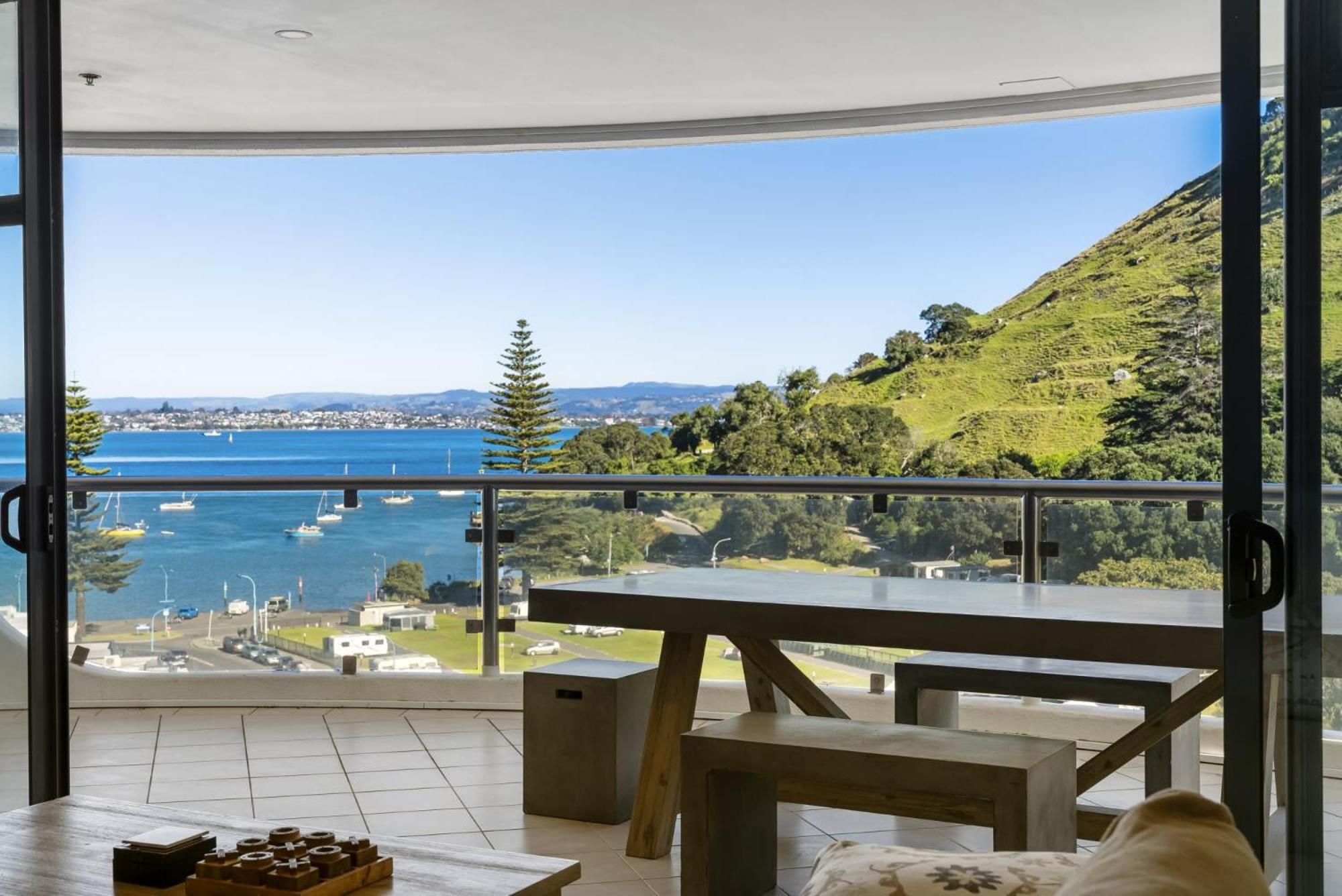 Ferienwohnung Oceanside Marine Pde Magic Mount Maunganui Exterior foto